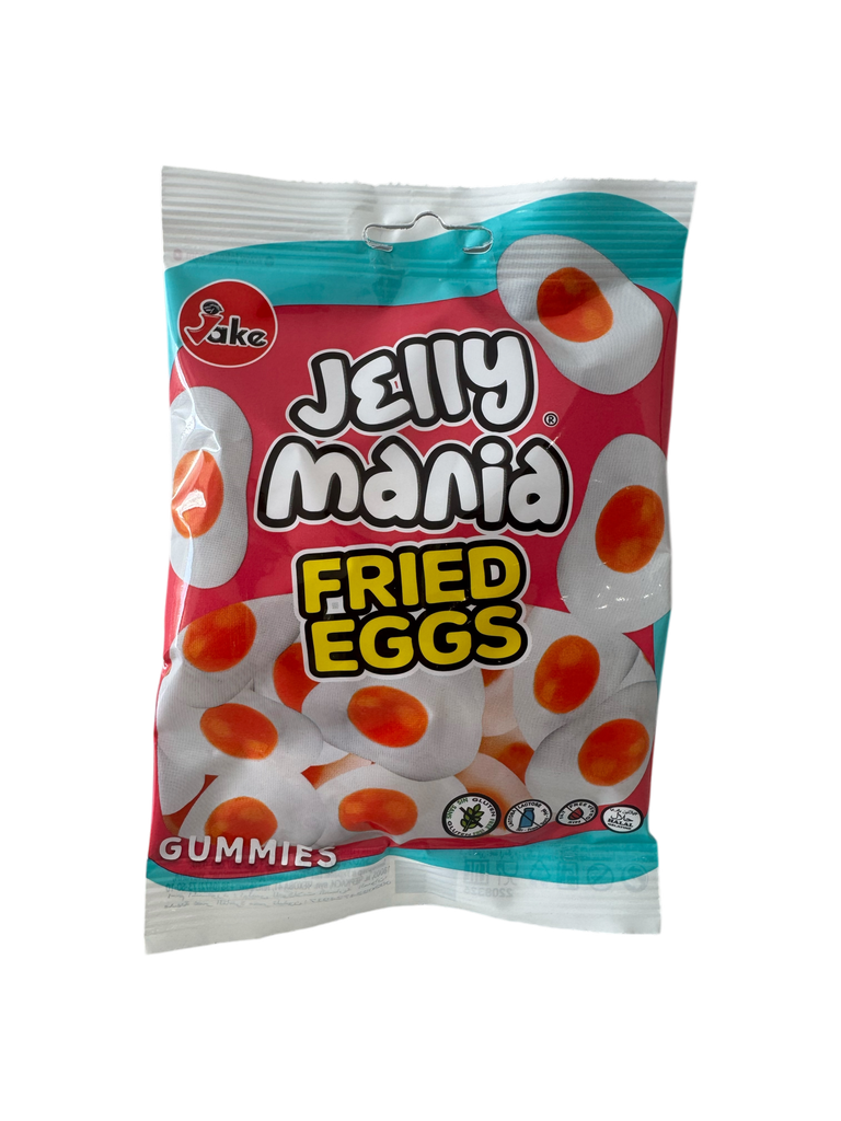 JAKE - Jelly Mania FRIED EGGS / OEUF AU PLAT Gomme HALAL 100G x 18