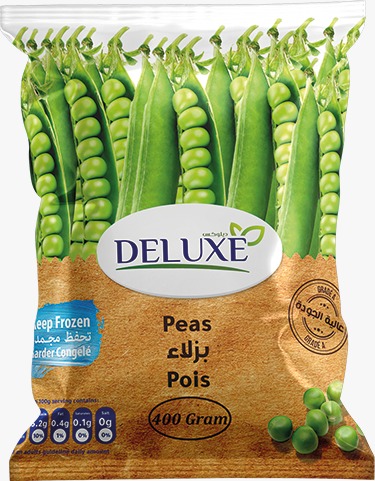 FROZEN Peas DELUXE 400 G X 20