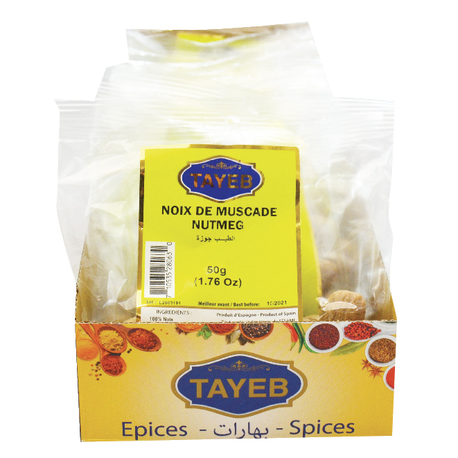 Whole Nutmeg TAYEB - Bag 50g x 20