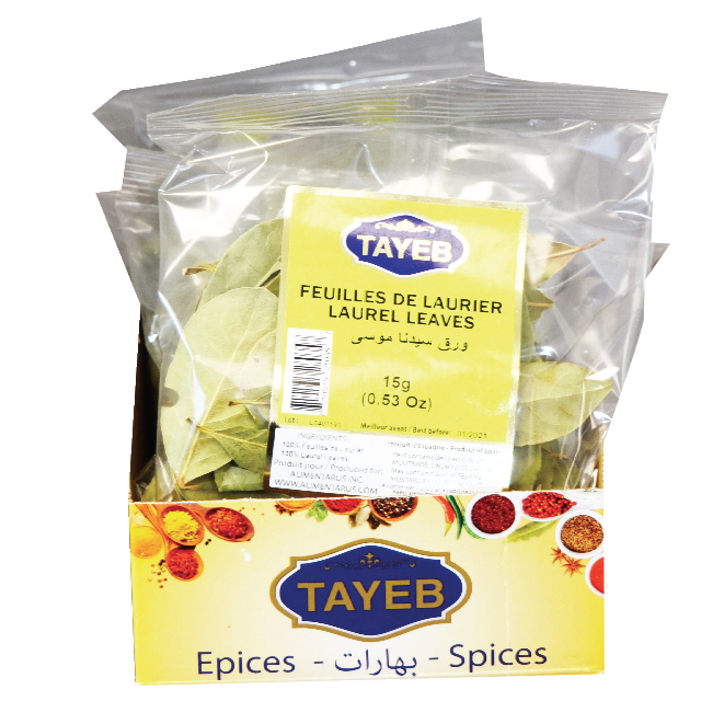 Feuilles Laurier TAYEB - Sachet 15g