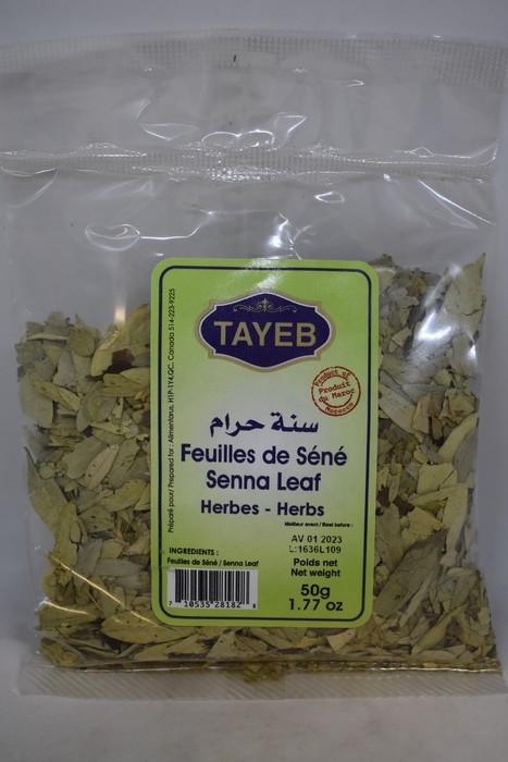 Feuilles de Séné TAYEB - Sachet 50g x 24