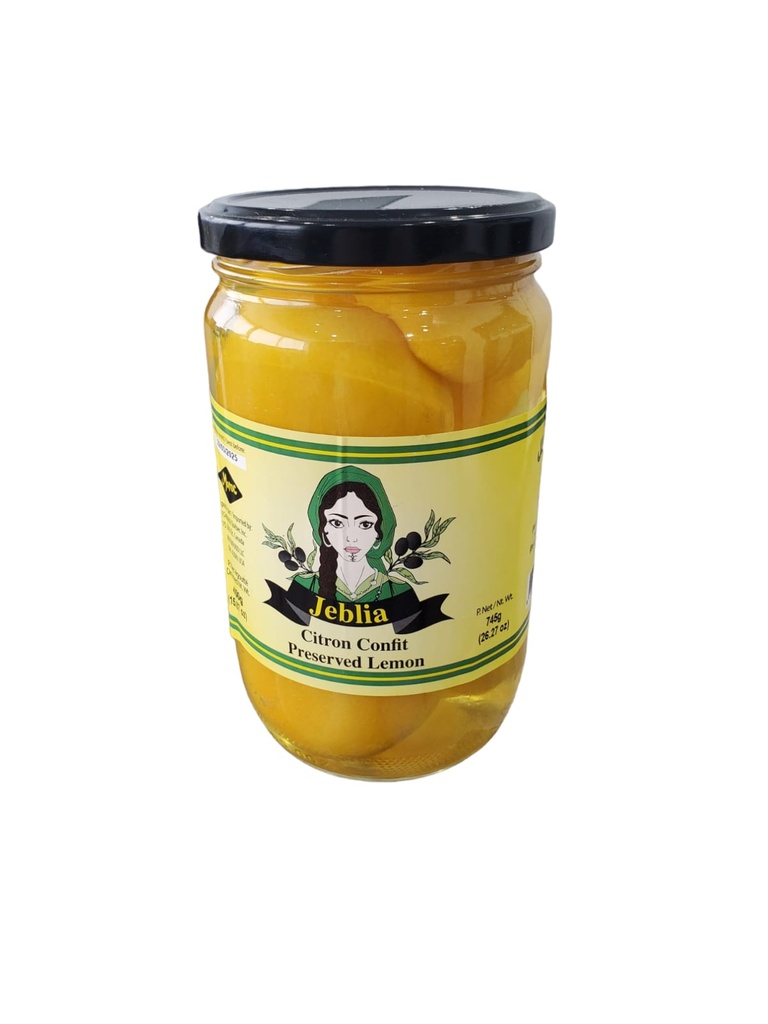 JEBLIA Preserved Lemons Bocal 72cl x 8