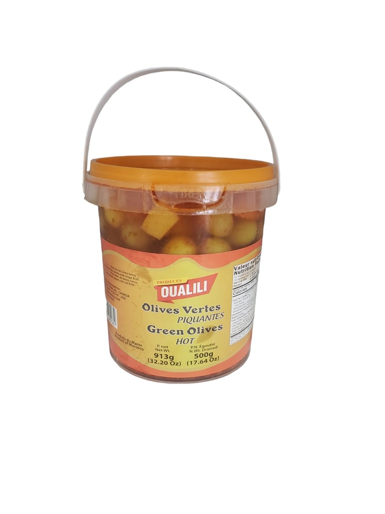 Olives Vertes piquantes OUALILI 950g