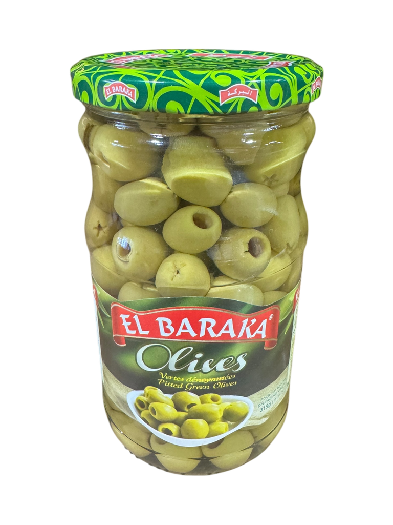 Pitted Green Olives EL BARRAKA 680 g x 6