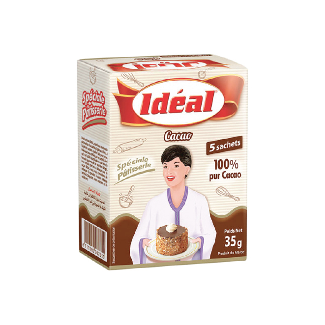 Poudre Cacao Idéal 5 sachets de 7g