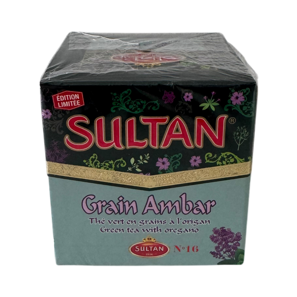 Green Tea Sultan AMBAR with oregano 150g x 60