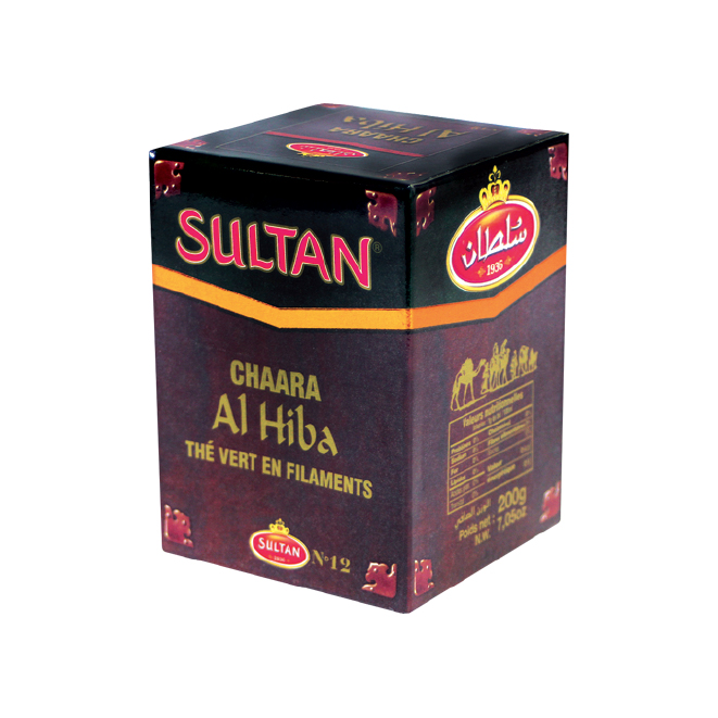 Thé Vert SULTAN AL Hiba 200 g x 20