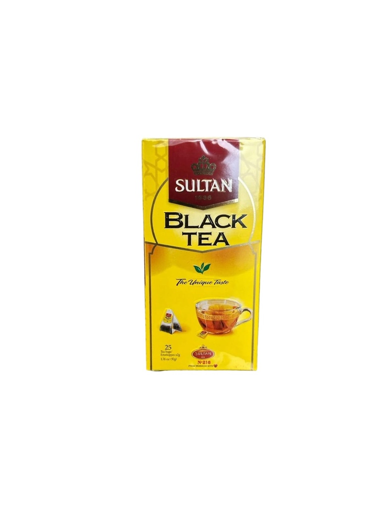 SULTAN Black Tea 25 bags (50g) x 24