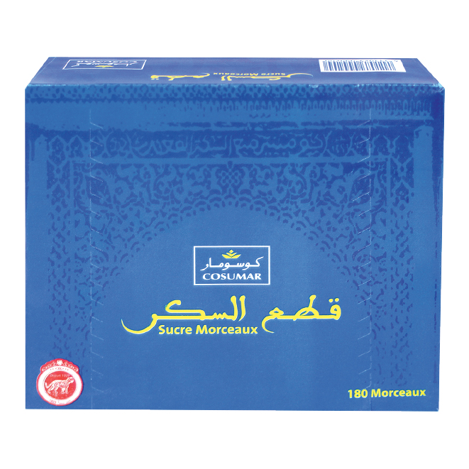 Sucre en petit Cube 1 Kg - COSUMAR- (BLEU)