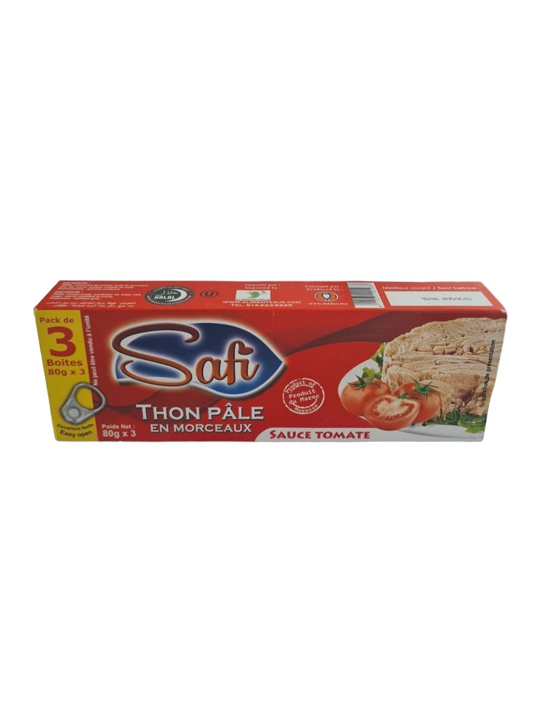 Thon à la sauce tomate SAFI (Pack 3)
