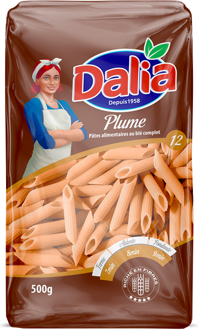 Pâtes plume Blé Complet DALIA 500g
