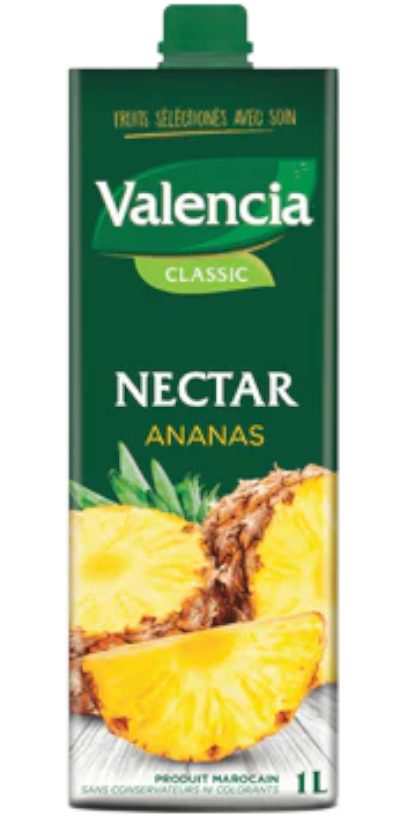 VALENCIA Nectar Ananas 1L