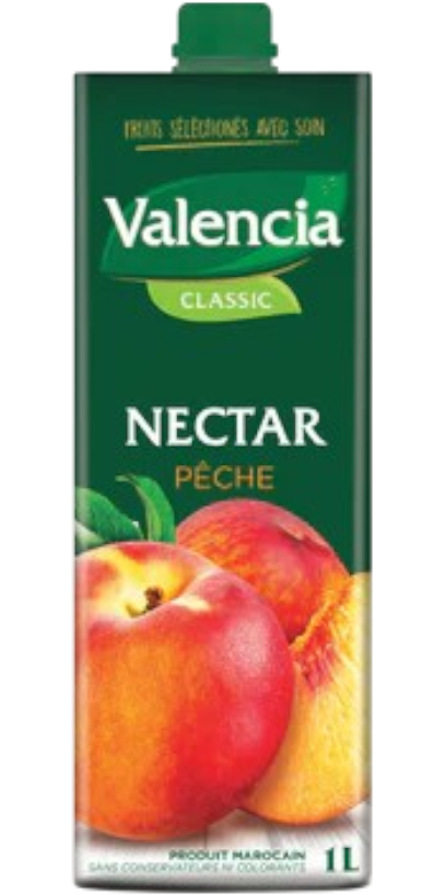 VALENCIA Nectar Pêche 1L