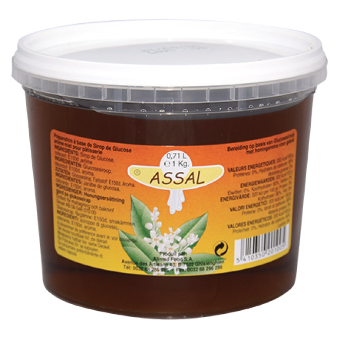 Sirop de glucose arôme miel ASSAL 1kg