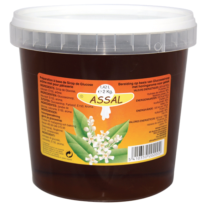 Sirop de glucose arôme miel ASSAL 2kg