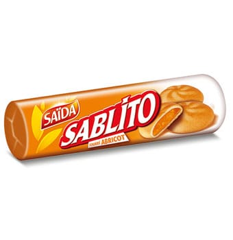 Biscuit Sablito Abricot 128g