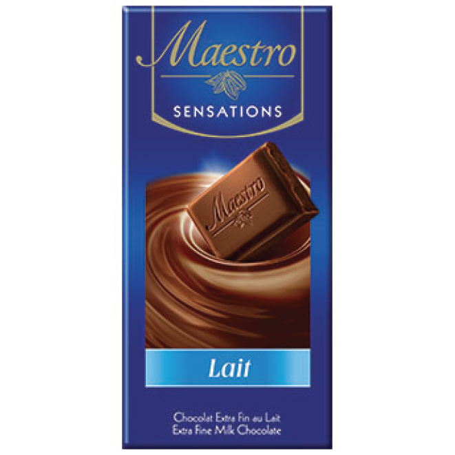 Chocolat au Lait MAESTRO 90 gr