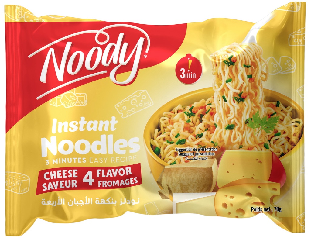 Pack Instant Noodles NOODY Cheese Flavor