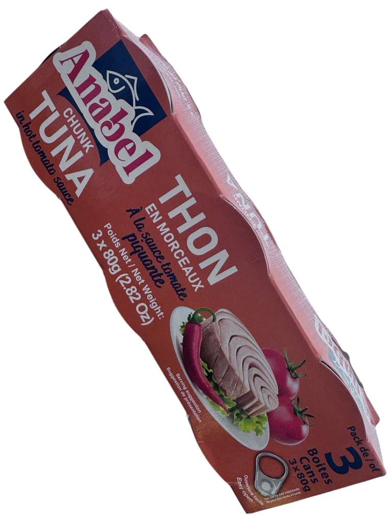 ANABEL Tuna in HOT Tomate Sauce (Pack 3)