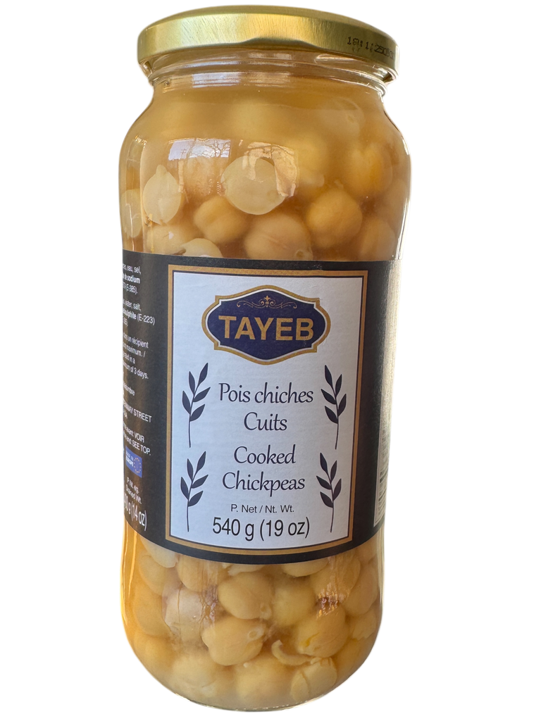 TAYEB Pois Chiches Cuits 540g x 12