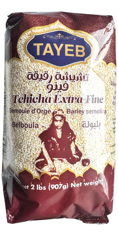 TAYEB TCHICHA Semoule d'orge EXTRA Fine 2Lb (907g) x 10 