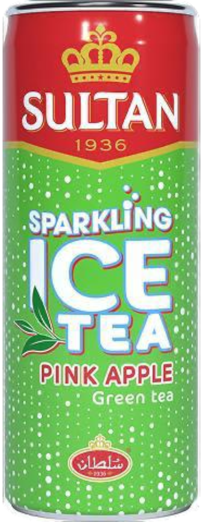 SULTAN ICE TEA PINK POMME - Pack (33CL X 6) x 4