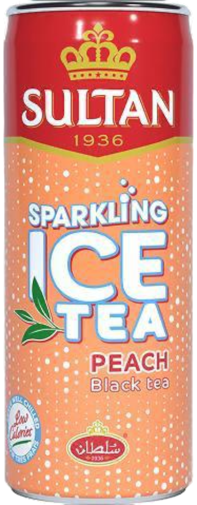 SULTAN ICE TEA PECHE - Pack (33CL X 6) x 4