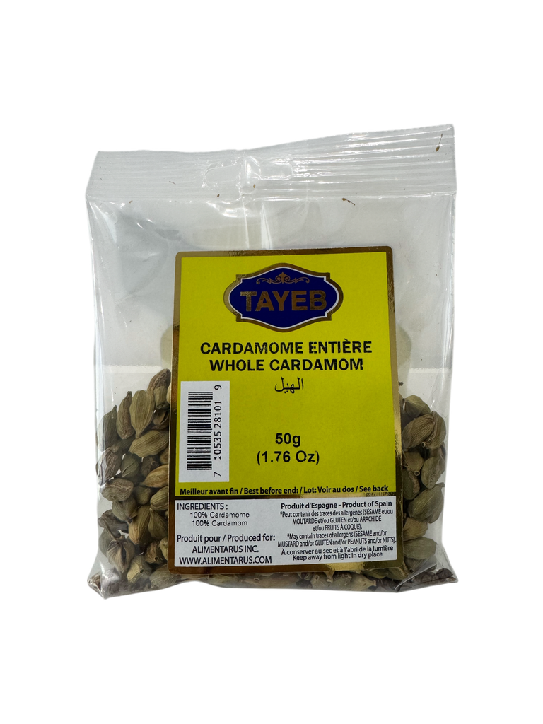 Cardamome entier TAYEB- Sachet 30g x 30