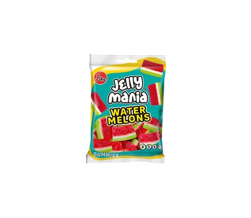 [JKJMSW100g] JAKE - Jelly Mania SOUR WATERMELONS / Gum HALAL 100G x 18