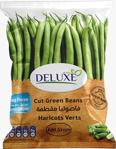 [CGHV400G] CONGELÉ Haricots verts DELUXE 400 G X 20
