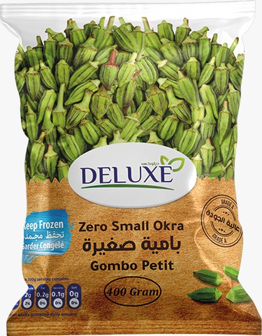 [CGOZP400G] CONGELÉ Okra zero petit DELUXE 400 G X 20
