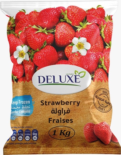 [CGF1KG] CONGELÉ Fraises DELUXE 1 KG X 10