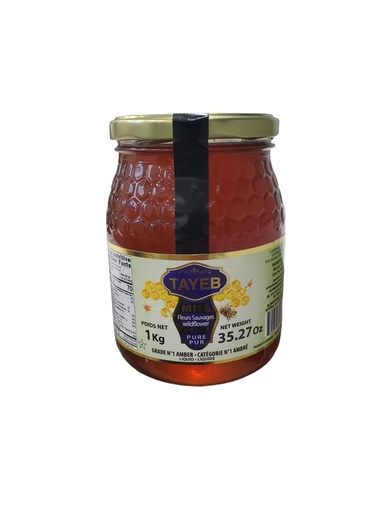 [MTFS1kg] TAYEB Miel fleurs sauvages 1 Kg