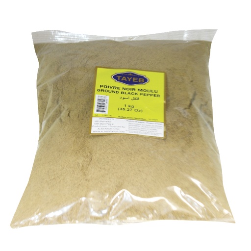 [ETSPVN1KG] Poivre noir moulu TAYEB - Sachet 1 kg