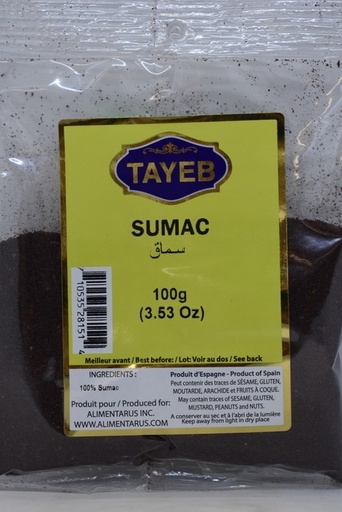 [ETSSM100G] Sumac - TAYEB- Bag 100g