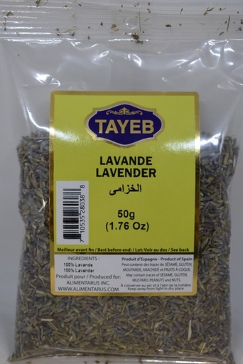 [ETSLV50G] Lavande TAYEB - Sachet 50g