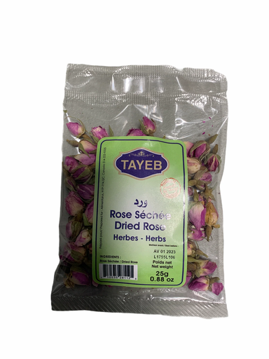 [ETSRS25gx24] Rose séchée TAYEB - Sachet 25g