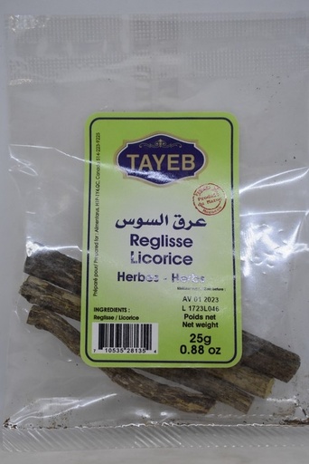 [ETSRG25gx40] Réglisse TAYEB - Sachet 25g