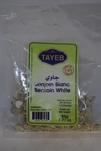 [ETSBJB50gx40] White benzoin TAYEB - Bag 50g