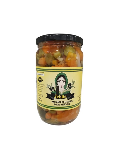 [JBVL72CL] JEBLIA Pickeld Vegetables Bocal 72cl x 8