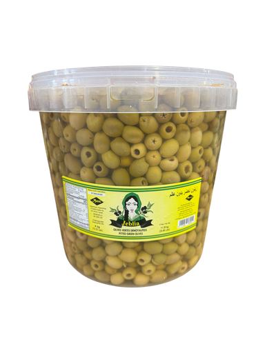[JBOVD6KG] JEBLIA Olives Vertes Dénoyautées 6Kg