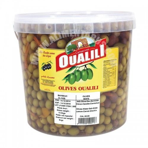 [OMXO7Kg] Mixed olives OUALILI 7 kg