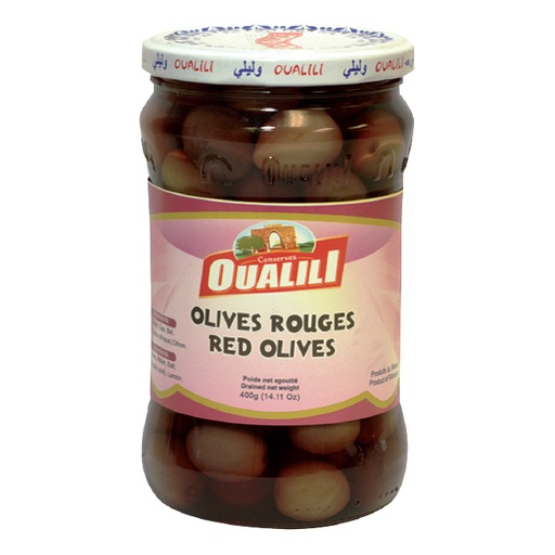 [OR6-72cl] Red Olives OUALILI 400g
