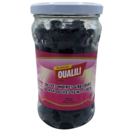[ONFG6-72cl] Black Olives (Greek style) 400g