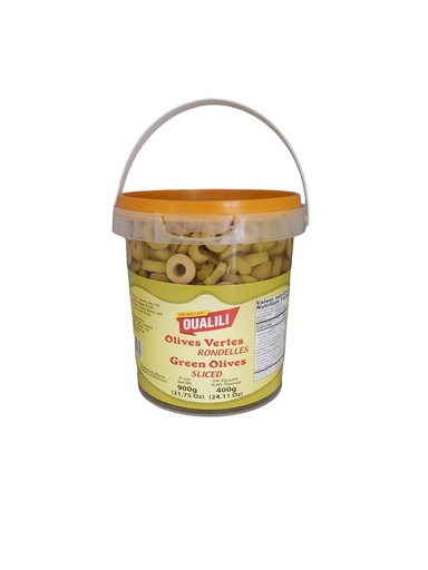 [OVT950G] Olives vertes tranchées OUALILI 950g