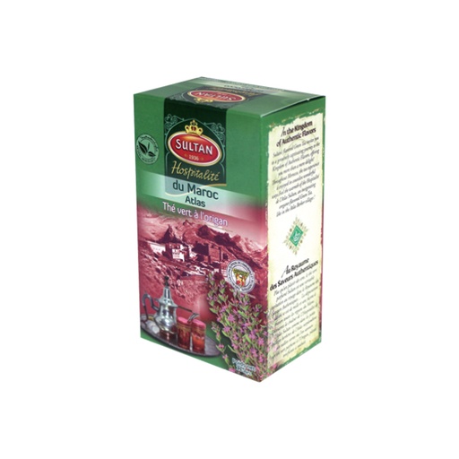 [TVSHA100G] Thé Vert Chaara à l'Origan SULTAN 100g - COLLECTION HOSPITALITÉ