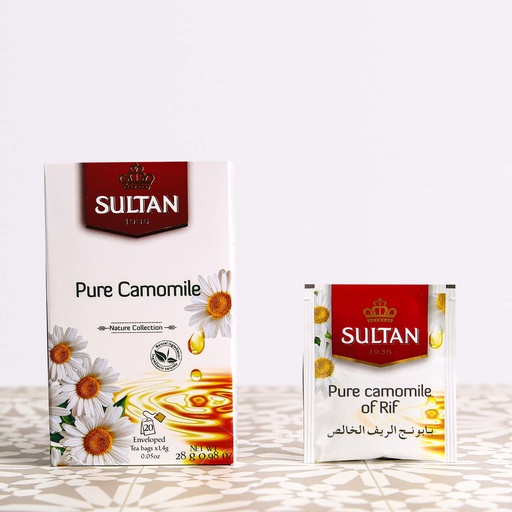 [TSCAx12] Tisane pure camomille SULTAN 28g x 12