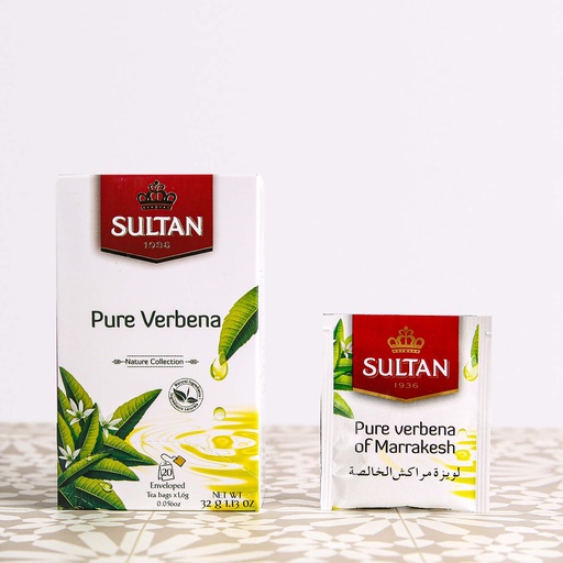 [TSV20Sx12] Herbal tea pure verbena SULTAN 32g x 12
