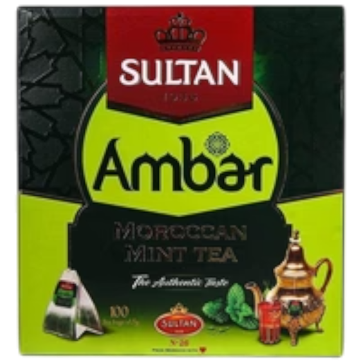 [TSAMMT100] AMBAR - Moroccan Mint Tea 100S SULTAN