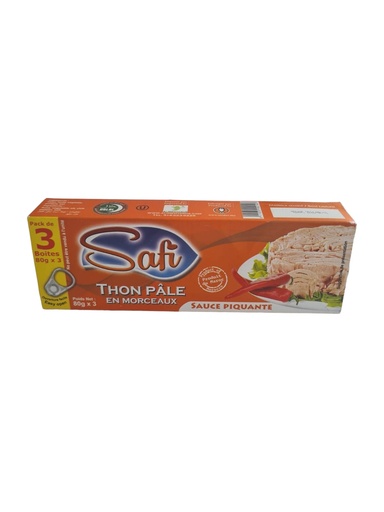 [THSSTP] Thon à la sauce tomate piquante SAFI (Pack 3)